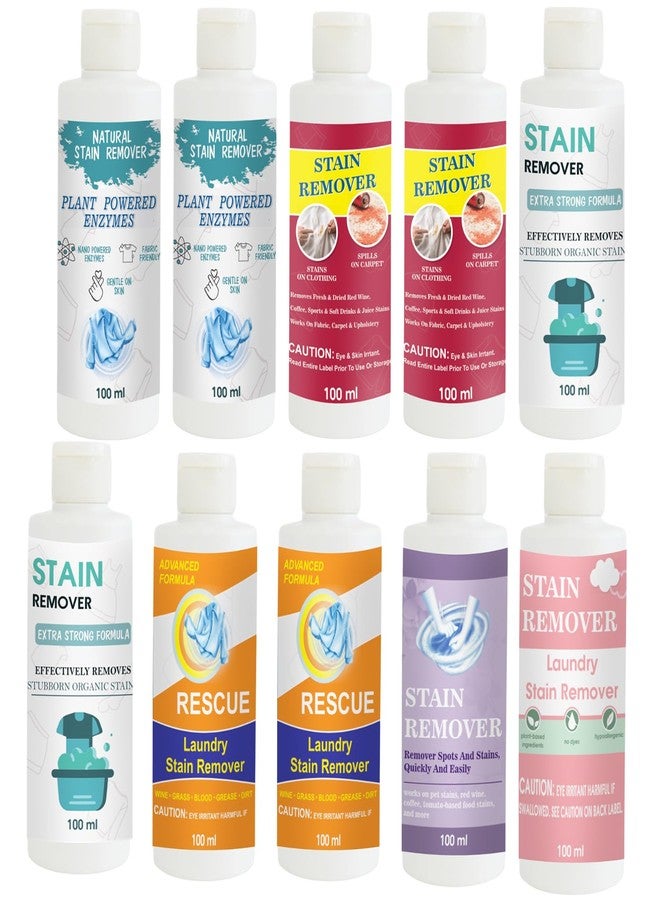 مجموعة مزيل البقع من توفوس: قطعتان للقميص، قطعتان للأحمر، قطعتان للدمى، قطعتان للبرتقالي، قطعتان للأرجواني والوردي | محلول تنظيف متعدد الأسطح للملابس والأقمشة والمفروشات (100 غرام لكل قطعة) - Image 1